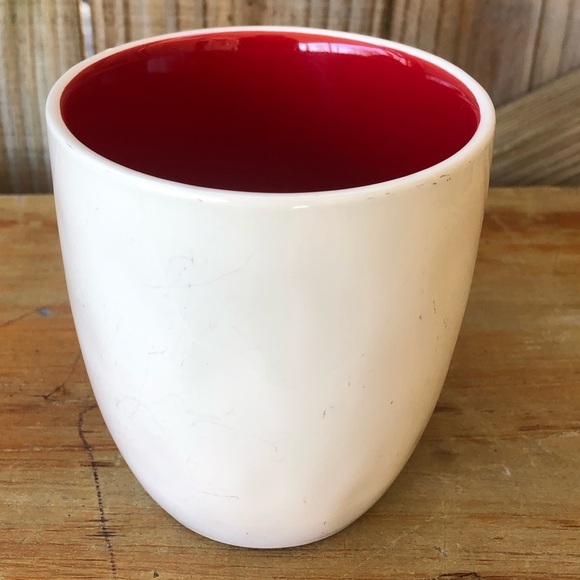 Rae Dunn American Flag Fourth of July Large 16oz Coffee Mug Tea Cup Red Interior - Picture 4 of 8